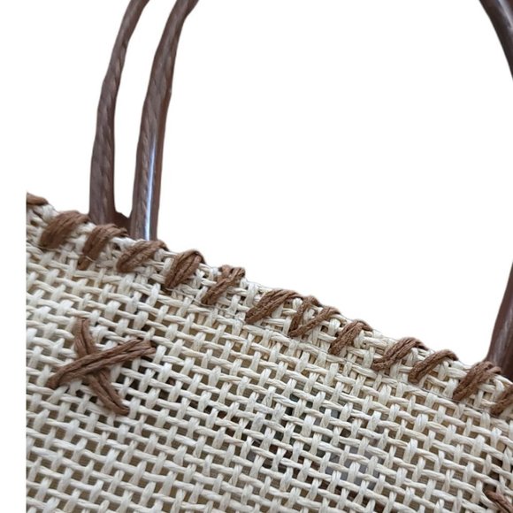 Straw purse | handbag - Picture 2 of 3